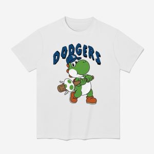 LA Dodgers Yoshi Baseball Egg Shirt