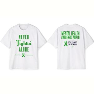 2026 Phillies Never Fightin' Alone Mental Health Awareness Shirt Giveaway