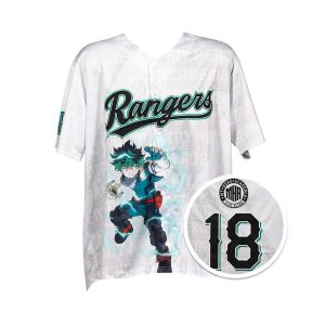 2026 Rangers My Hero Academia Night Jersey Giveaway