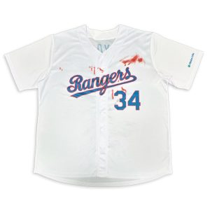 2026 Rangers Nolan Ryan Bloody Lip Jersey Giveaway