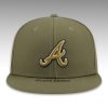 Braves 2026 Armed Forces Day Green Hat 2