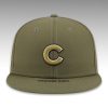 Cubs 2026 Armed Forces Day Green Hat 2