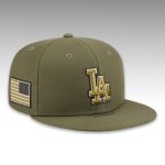 Dodgers 2026 Armed Forces Day Green Hat