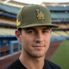 Dodgers 2026 Armed Forces Day Green Hat