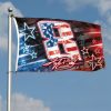 Kyle Busch 8 Signature Red White And Blue Flag