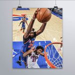 Mitchell Robinson Dunk On Embiid Poster