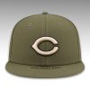 Reds 2026 Armed Forces Day Green Hat 2