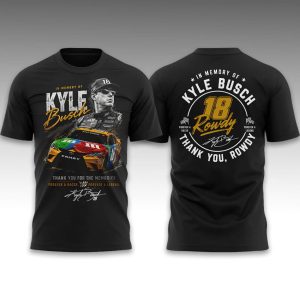 Kyle Busch Memorial Signature Shirt
