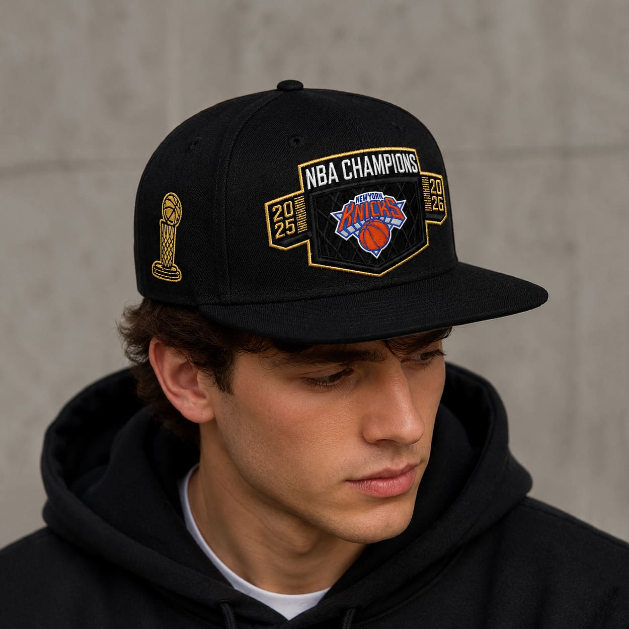 2026 Knicks Champions Locker Room Snapback Hat 2026 Knicks Champions Locker Room Snapback Hat