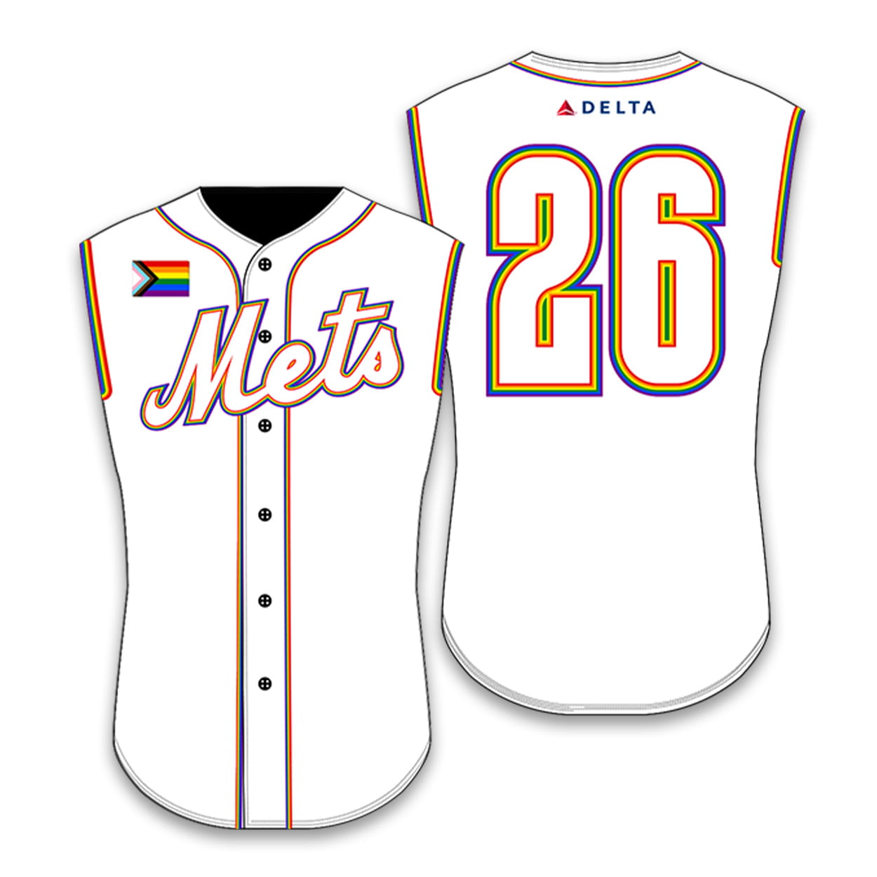 2026 Mets Pride Sleeveless Jersey Giveaway 2026 Mets Pride Sleeveless Jersey Giveaway