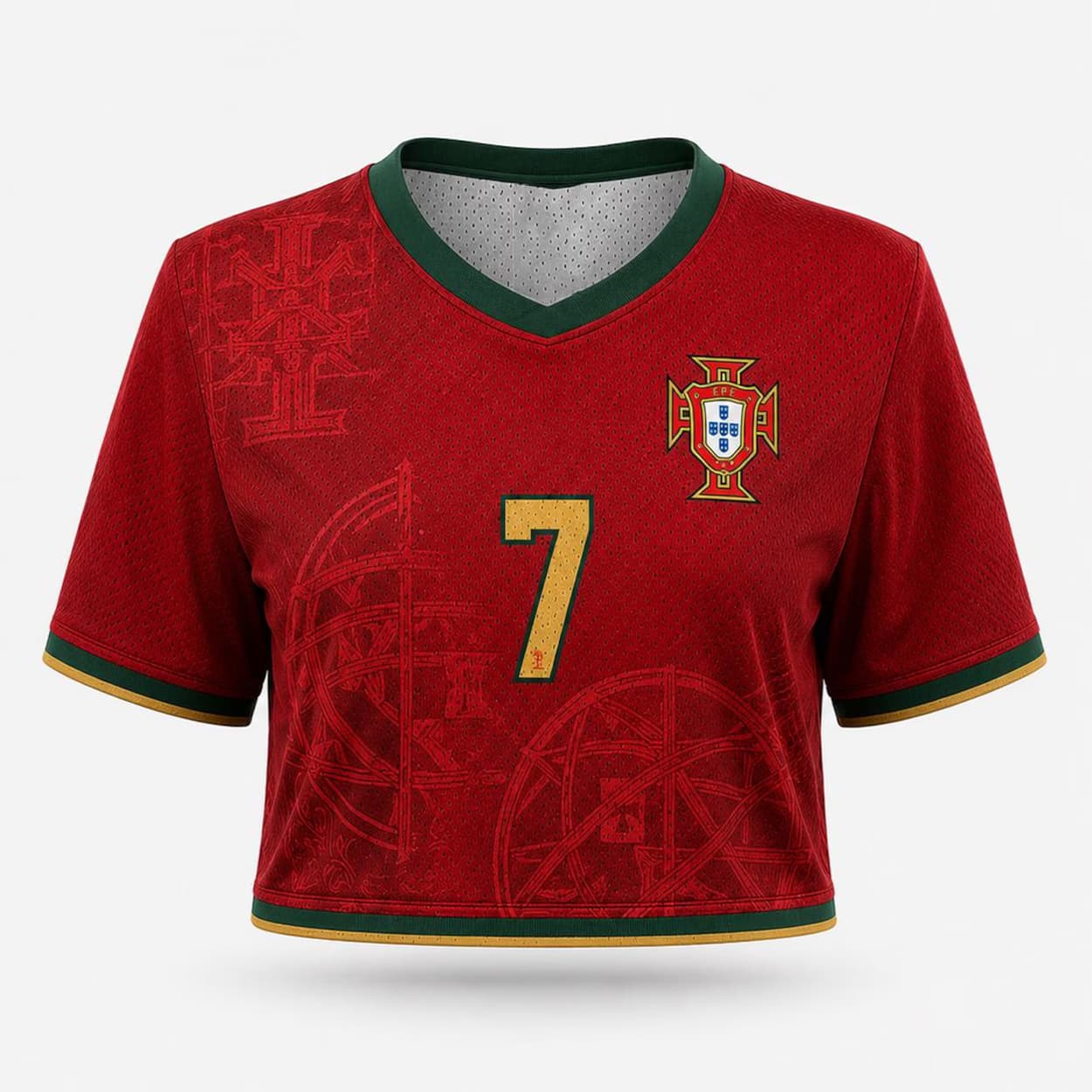 2026 Portugal World Cup Crop Top Jersey 1 2026 Portugal Crop Top Jersey