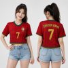 2026 Portugal World Cup Crop Top Jersey 5 2026 Portugal World Cup Crop Top Jersey