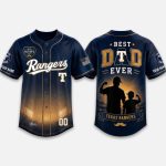 2026 Rangers Best Dad Ever Father's Day Baseball Jersey