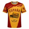 2026 Womens Vintage Spanish Soccer V Neck T Shirt 2