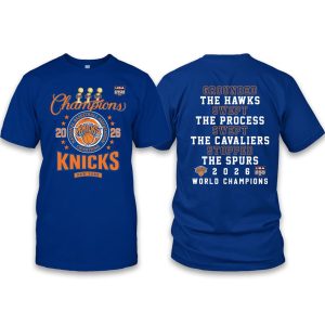 Knicks 2026 World Champions Two-Sided Shirt