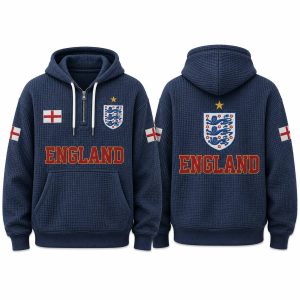 England World Cup 2026 Waffle Quarter Zip Hoodie