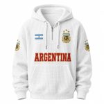 Argentina World Cup 2026 Waffle Quarter Zip Hoodie