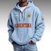 Argentina World Cup 2026 Waffle Quarter Zip Hoodie 8 Argentina World Cup 2026 Waffle Quarter Zip Hoodie 4