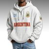 Argentina World Cup 2026 Waffle Quarter Zip Hoodie 9 Argentina World Cup 2026 Waffle Quarter Zip Hoodie 5