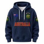 Australia World Cup 2026 Waffle Quarter Zip Hoodie