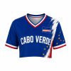 Cabo Verde World Cup 2026 Personalized Crop Top Jersey1