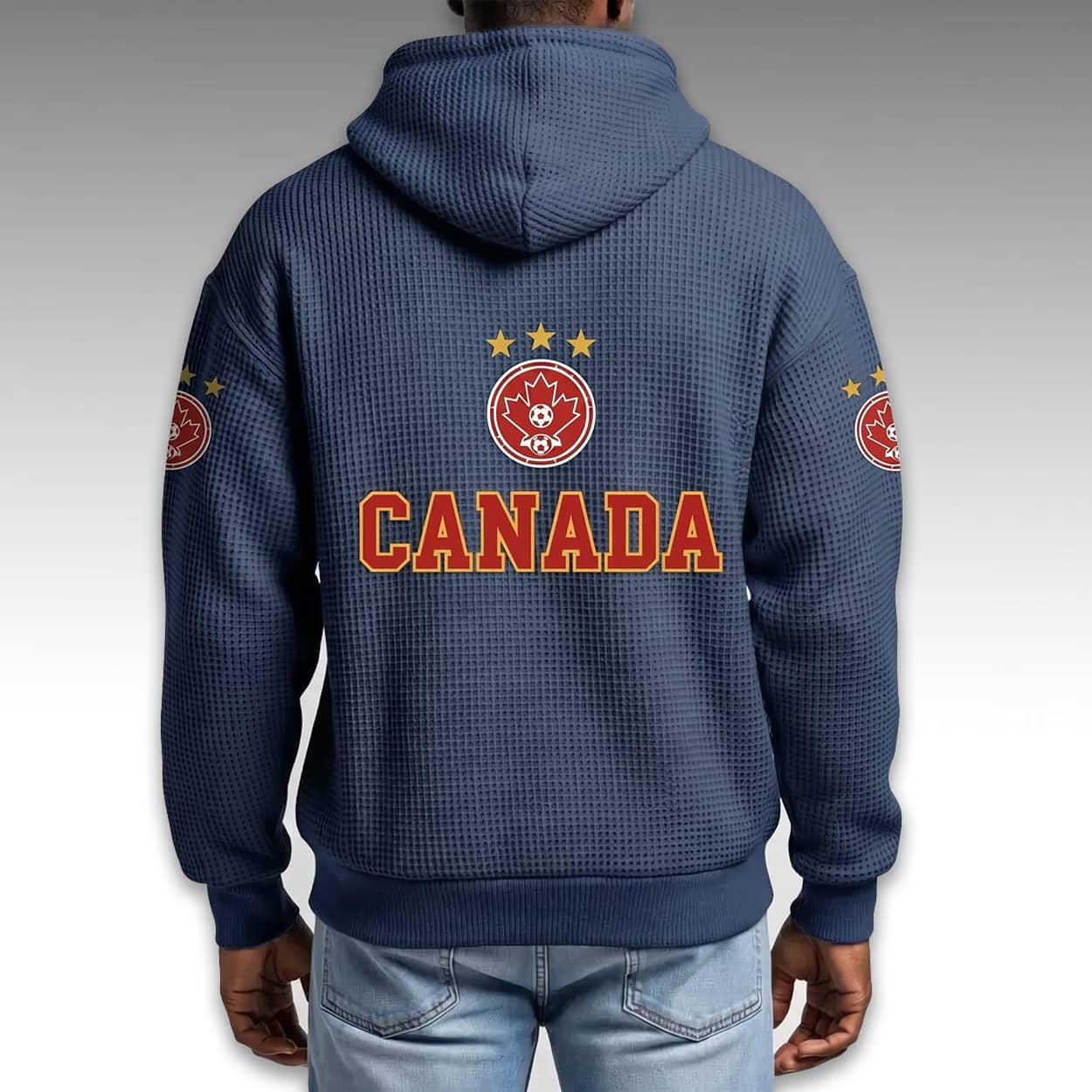 Canada World Cup 2026 Waffle Quarter Zip Hoodie 2 Canada World Cup 2026 Waffle Quarter Zip Hoodie1