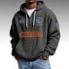 DR Congo World Cup 2026 Waffle Quarter Zip Hoodie3