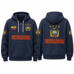 Ecuador World Cup 2026 Waffle Quarter Zip Hoodie
