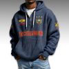 Ecuador World Cup 2026 Waffle Quarter Zip Hoodie