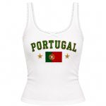 Embroidered Portugal World Cup 2026 Lace Tank Top