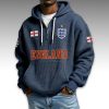 England World Cup 2026 Waffle Quarter Zip Hoodie