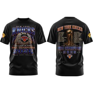 Knicks 2026 Rings Champions Shirt