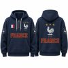 France World Cup 2026 Waffle Quarter Zip Hoodie 1