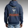 France World Cup 2026 Waffle Quarter Zip Hoodie 3