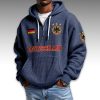 Germany World Cup 2026 Waffle Quarter Zip Hoodie 4