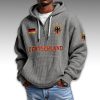 Germany World Cup 2026 Waffle Quarter Zip Hoodie 6
