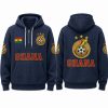 Ghana World Cup 2026 Waffle Quarter Zip Hoodie 1