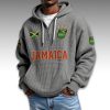 Jamaica World Cup 2026 Waffle Quarter Zip Hoodie 5