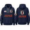 Japan World Cup 2026 Waffle Quarter Zip Hoodie 1