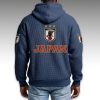Japan World Cup 2026 Waffle Quarter Zip Hoodie 3