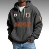 Japan World Cup 2026 Waffle Quarter Zip Hoodie 4