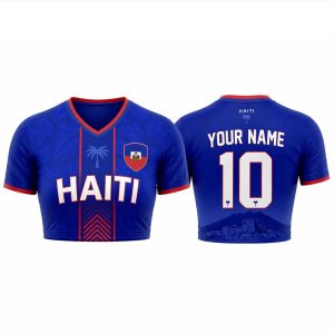 Saeta Haiti World Cup 2026 Crop Top Jersey