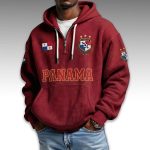 Panama World Cup 2026 Waffle Quarter Zip Hoodie