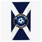 Personalised No Scotland No Party Beach Towel