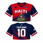 Personalized Haiti World Cup 2026 Crop Top Jersey