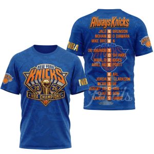 2026 Knicks Championship 3D Shirt