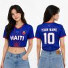 Saeta Haiti World Cup 2026 Crop Top Jersey