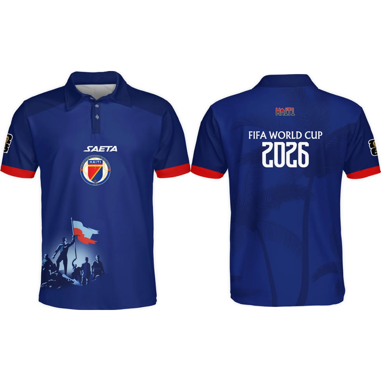 Saeta Haiti World Cup 2026 Polo Shirt 1 Saeta Haiti World Cup 2026 Polo Shirt