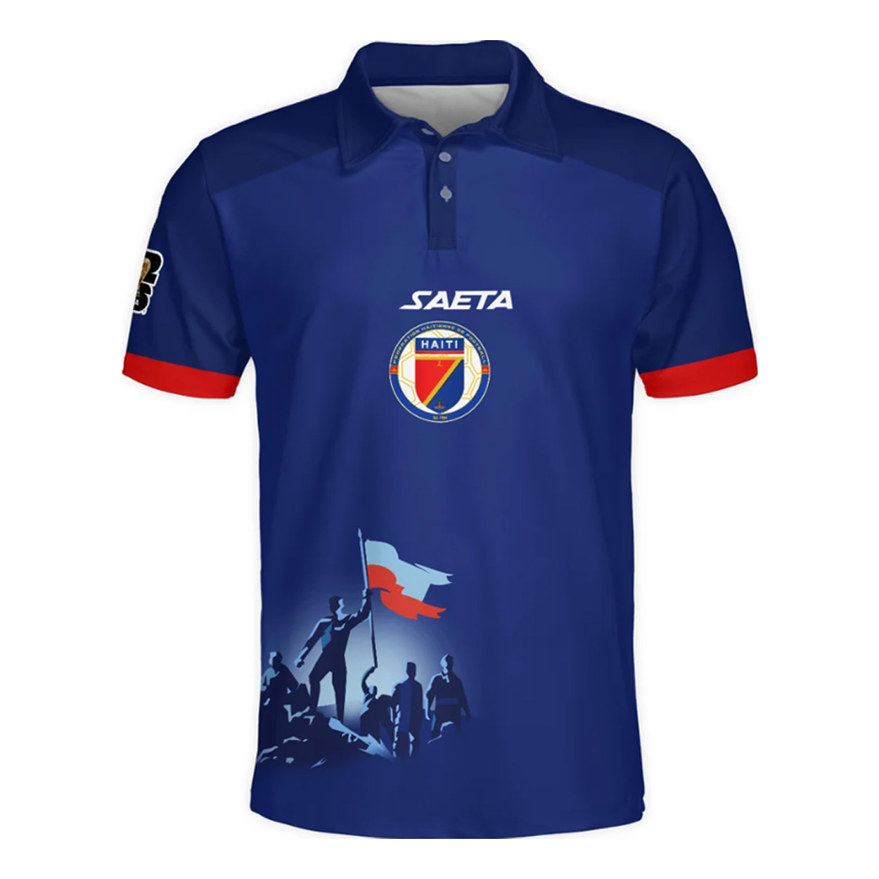 Saeta Haiti World Cup 2026 Polo Shirt 2 Saeta Haiti World Cup 2026 Polo Shirt1