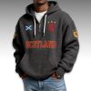 Scotland World Cup 2026 Waffle Quarter Zip Hoodie2